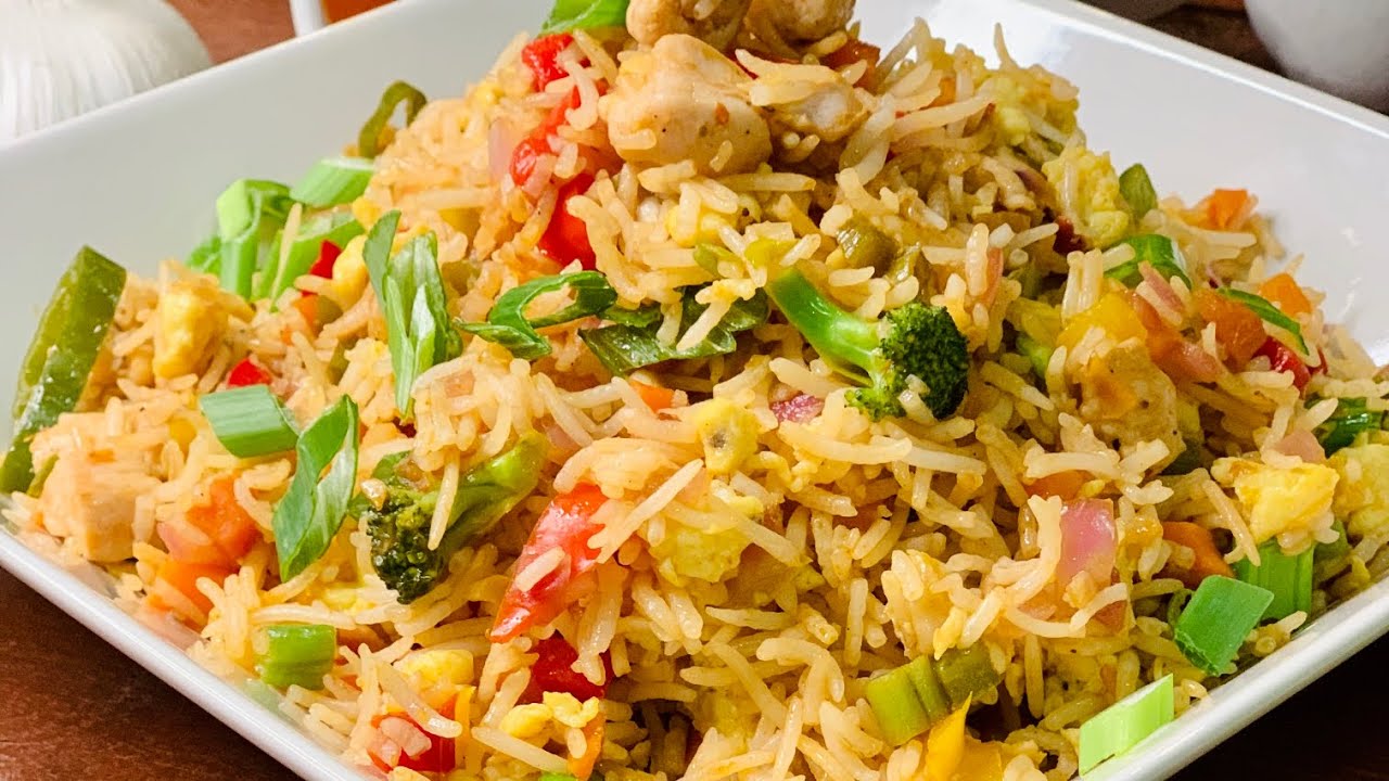 Chicken Schezwan Fried Rice Recipe | Spicy & Flavorful Chinese Fried Rice | Quick & Easy Dinner Idea
