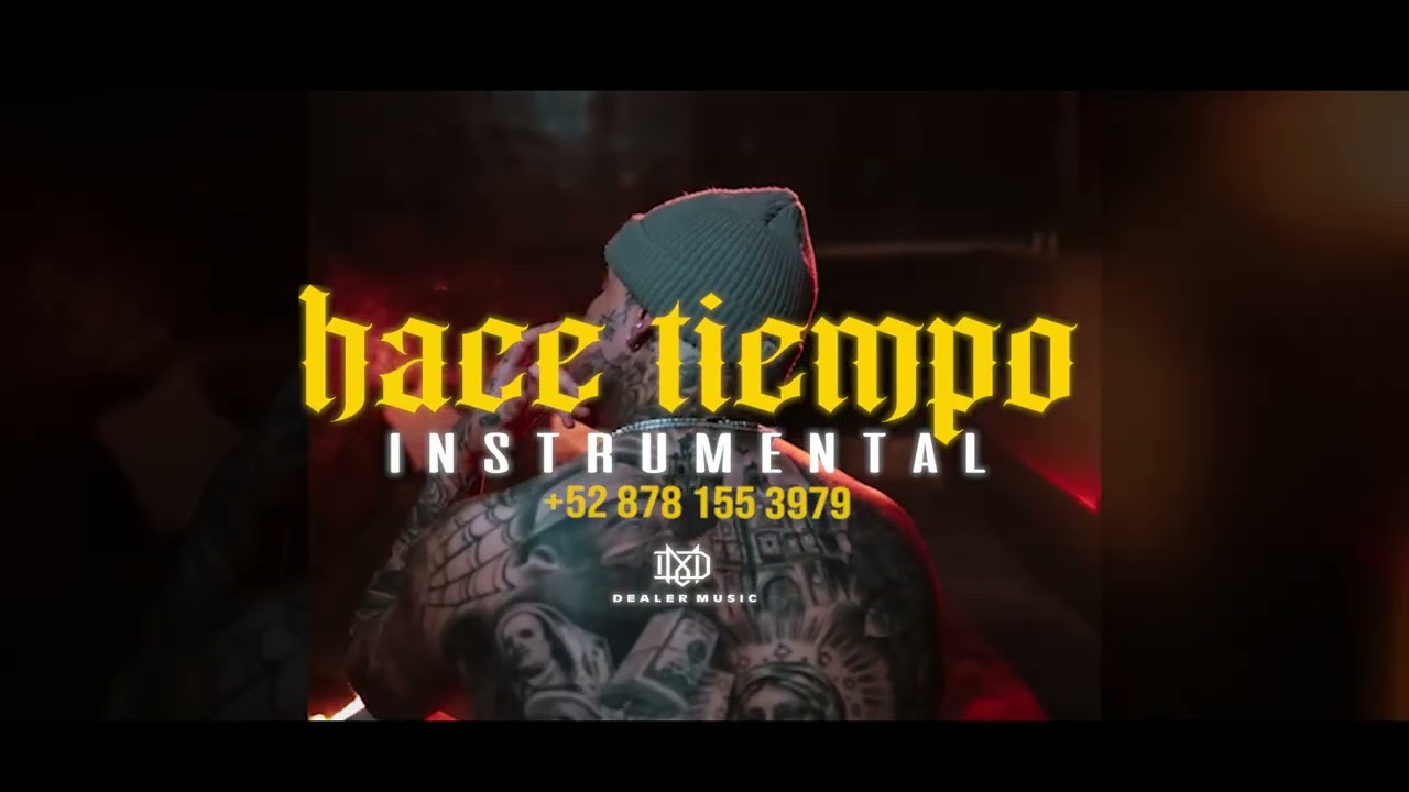 Gera Mx, Santa Fe Klan Type Con Coro | “HACE TIEMPO” | Instrumental Beat Rap Boom Bap Sad
