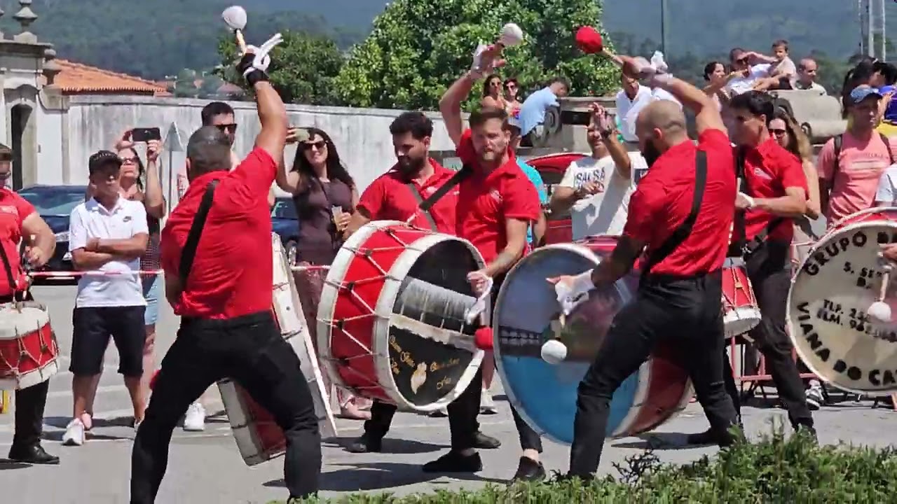GRUPO DE BOMBOS S. SEBASTIÃO - DARQUE NAS FESTAS EM HONRA DE SANTA MARTA - PORTUZELO-VIANA CASTELO