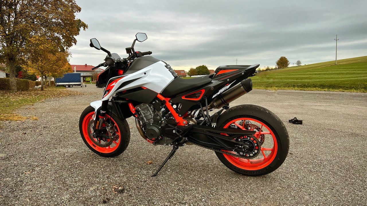 DUKE 890R 2021 | RAW SOUND | LEOVINCE (NO DB-KILLER) | LAUNCH CONTROL