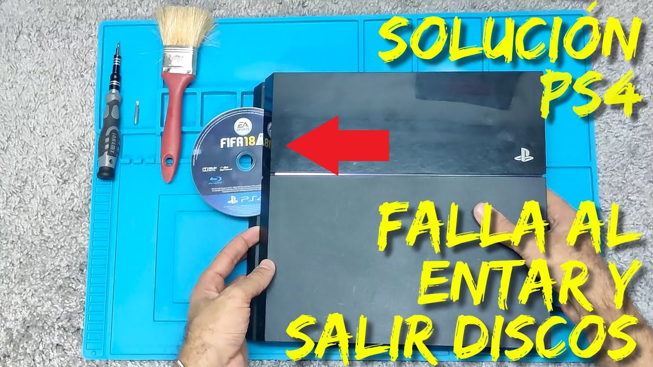 PS4 No entran los Discos Solución y Mantenimiento Mecanismo // Paso a Paso