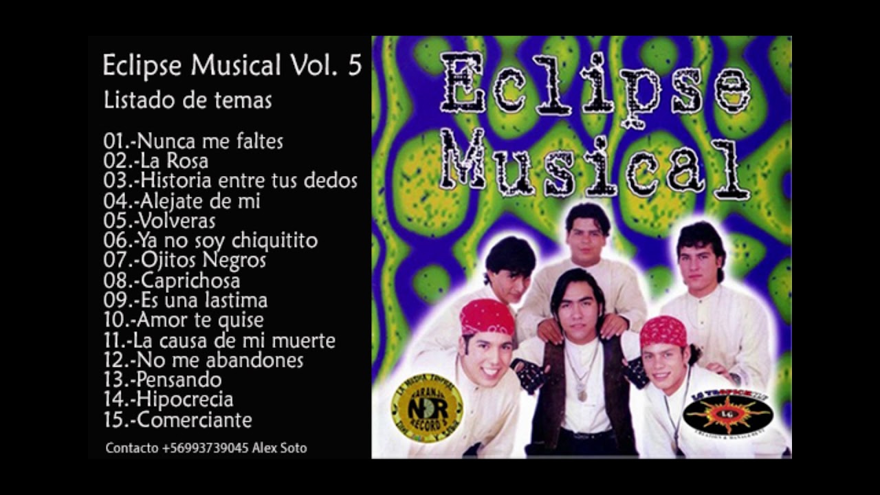 Eclipse Musical Vol. 5 incluye el éxito Caprichosa.