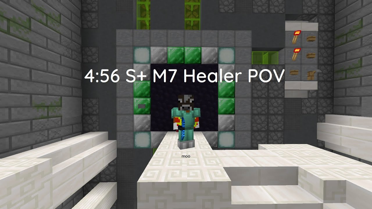 Casual 4:56 S+ M7 Healer POV | Hypixel Skyblock Dungeons