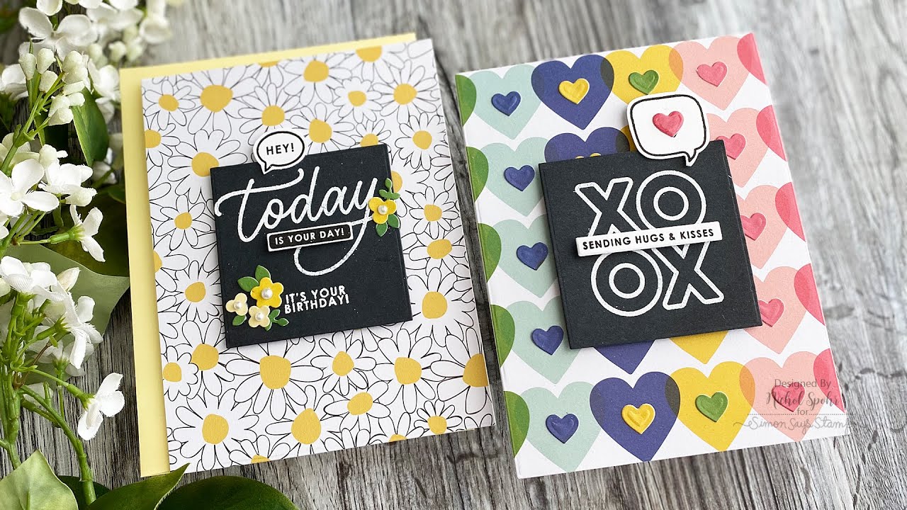 Tiny Die Cuts From Patterned Paper