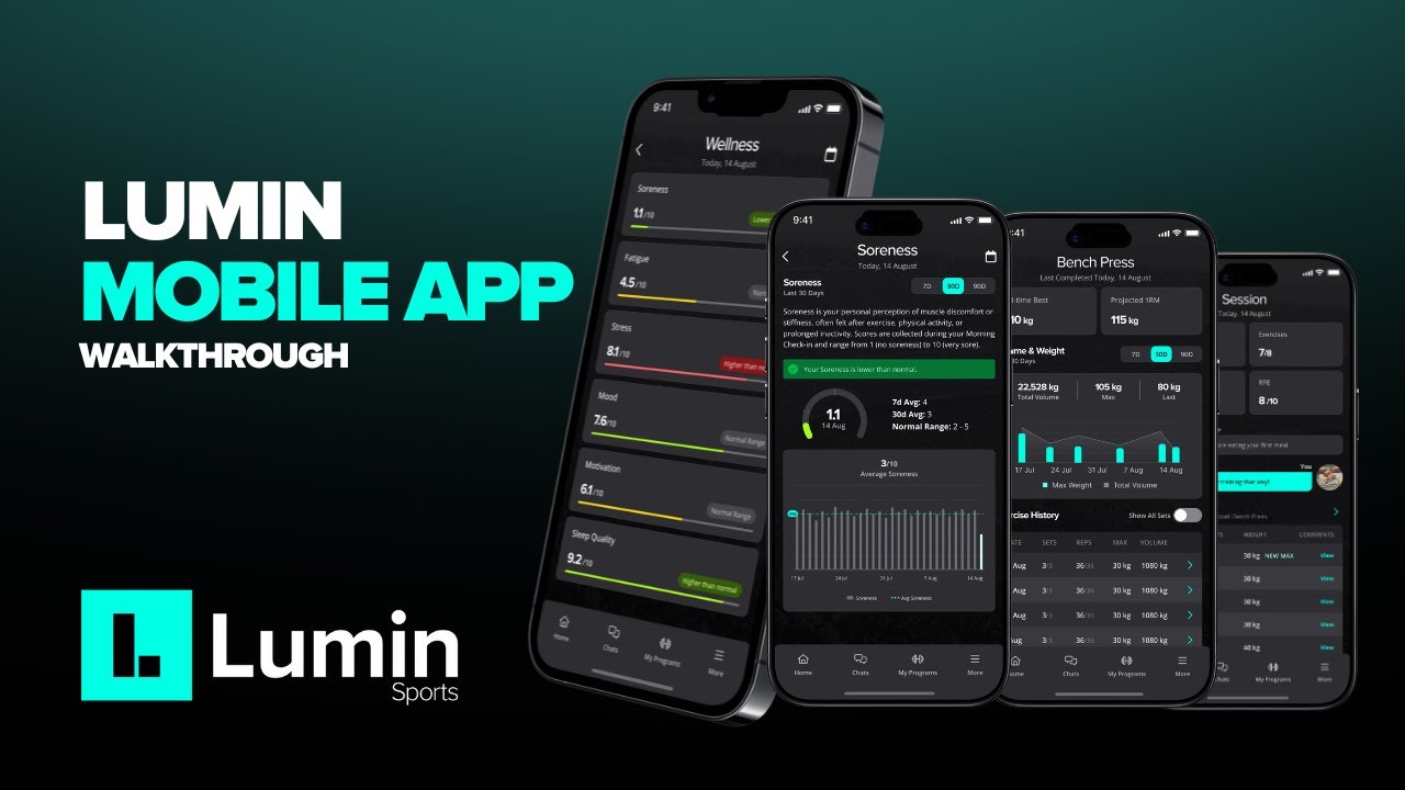 Feature Walkthrough: Lumin Sports Mobile App