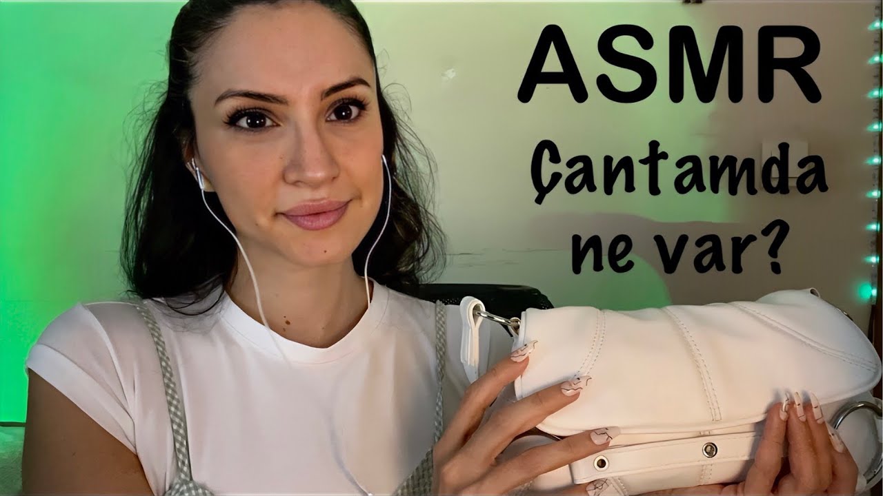 ASMR PARLAKLIK KONTROLÜ ! ÇANTAMDA NE VAR? | WHAT’S IN MY BAG
