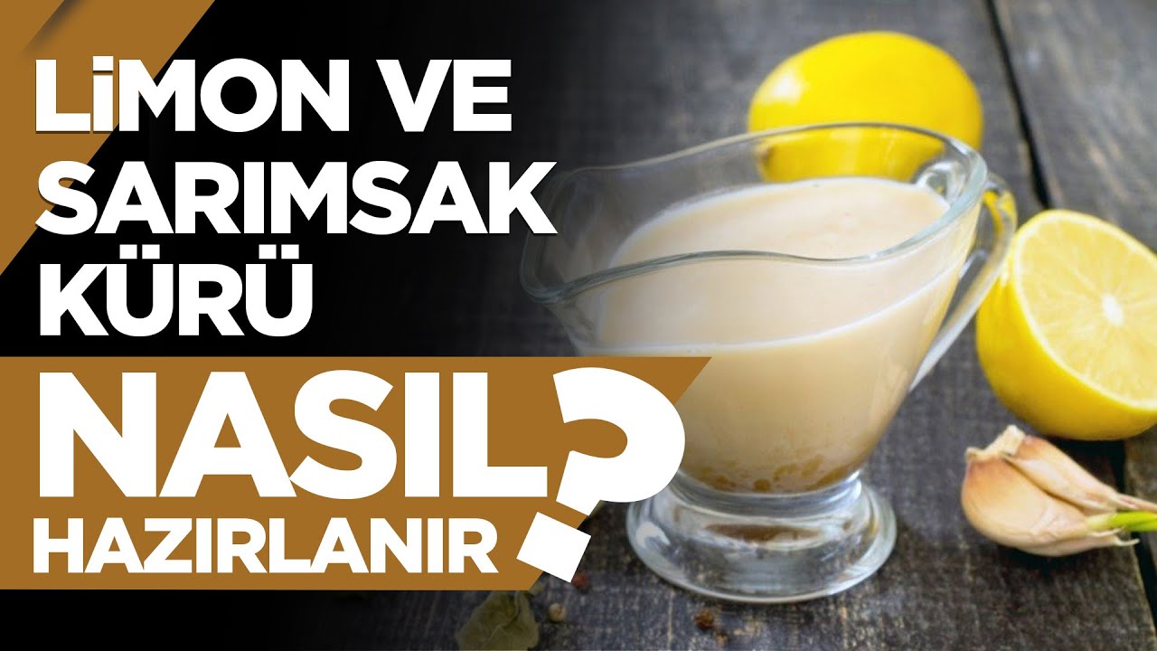 Limon ve Sarımsak Kürü Nasıl Hazırlanır? - Sağlıklı Tarifler 01