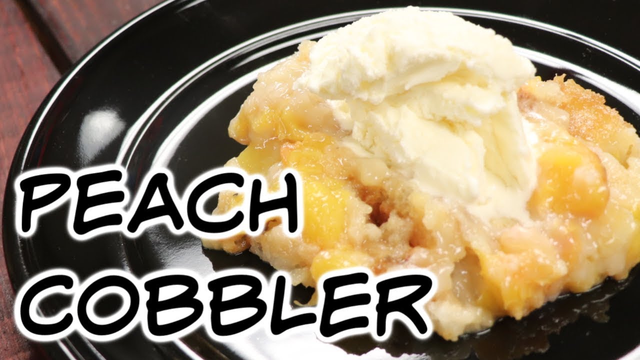5 Ingredient Peach Cobbler