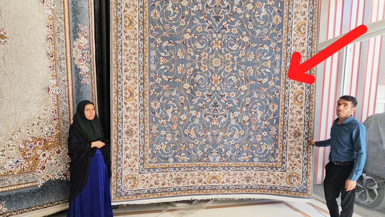 Complementing the room with a new rug: Majid and Mahtab's shopping trip