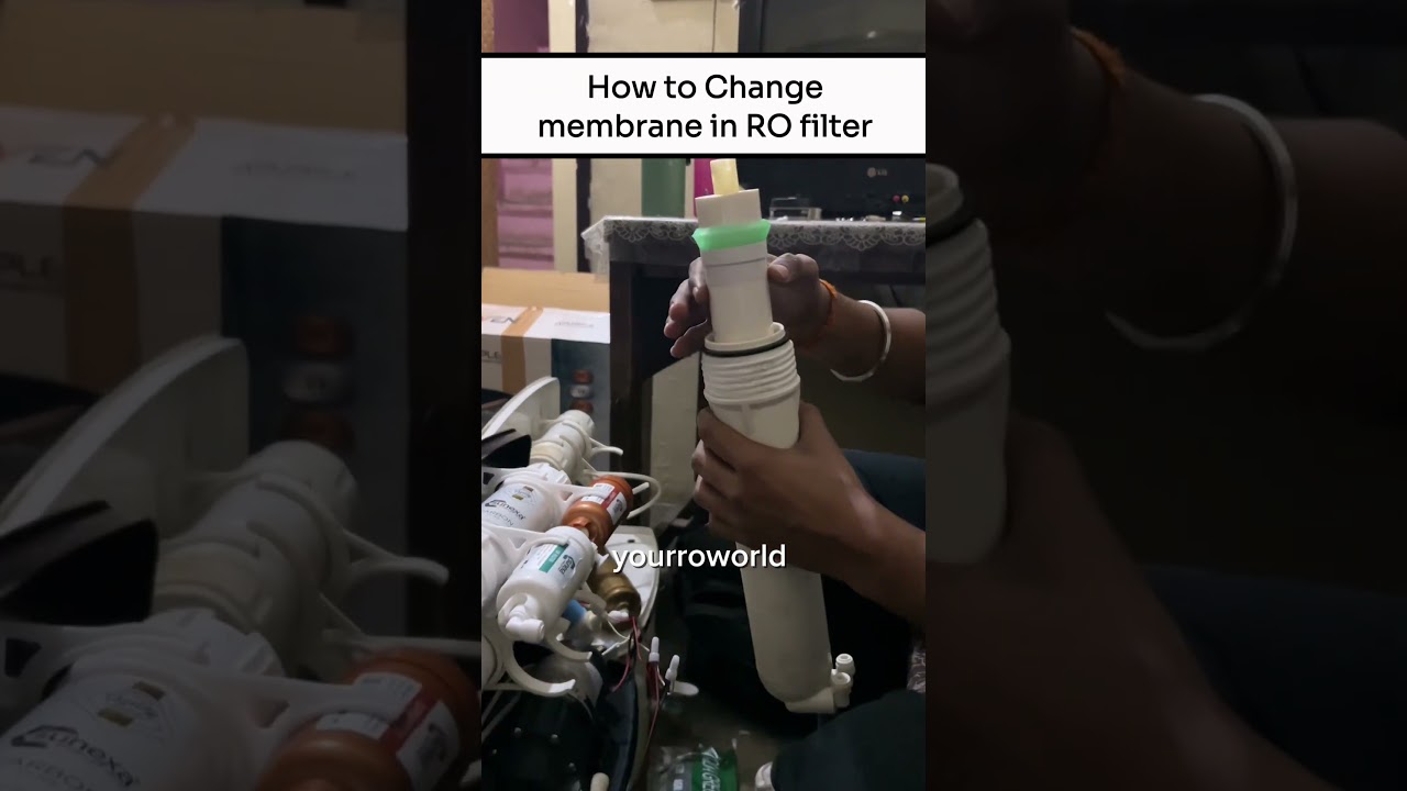 How to change membrane in RO filter 💯✅ 