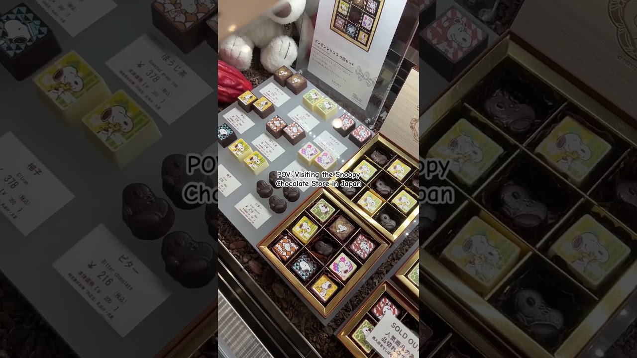 Snoopy Chocolate store in Kyoto, Japan