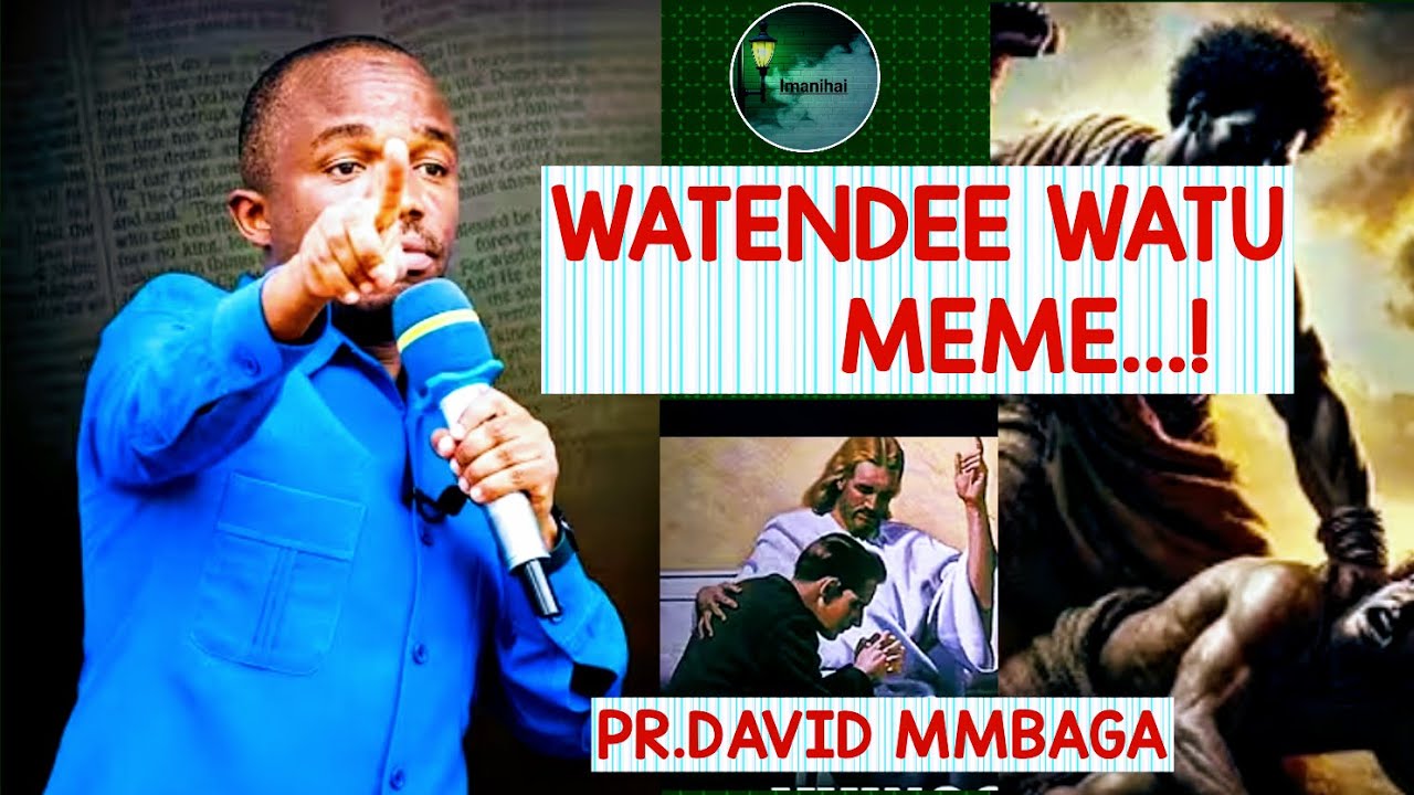 TAREHE:::21/12/2025::WATENDEE WATU MEMA...! || PR.DAVID MMBAGA