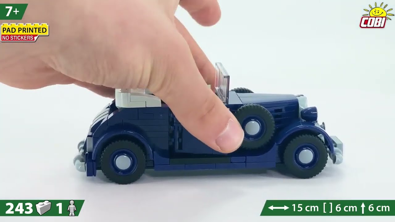 COBI-2262 Horch830BK Cabriolet car brick model kit