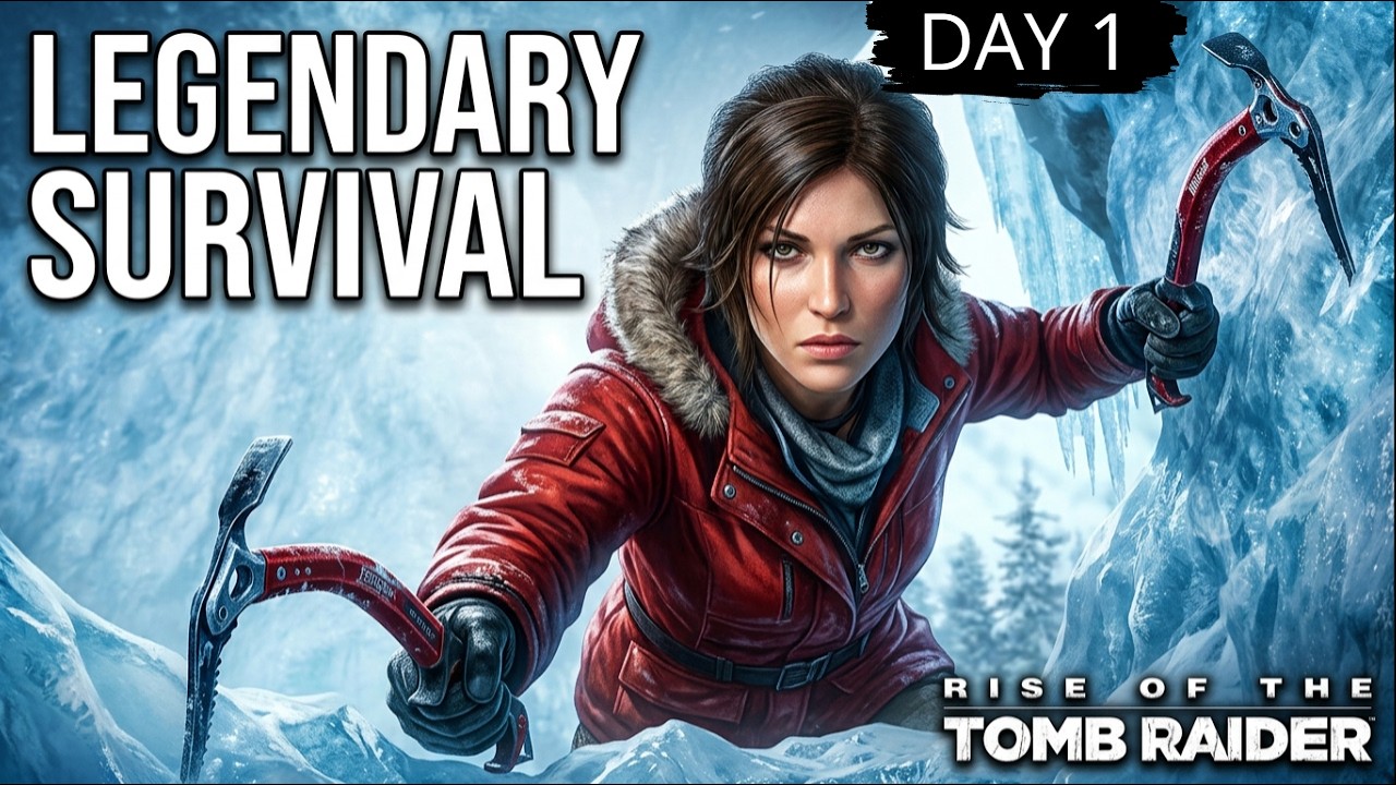 DAY 1 ; Lara Croft climb in snow /UNIQUESHANIGAMERZ