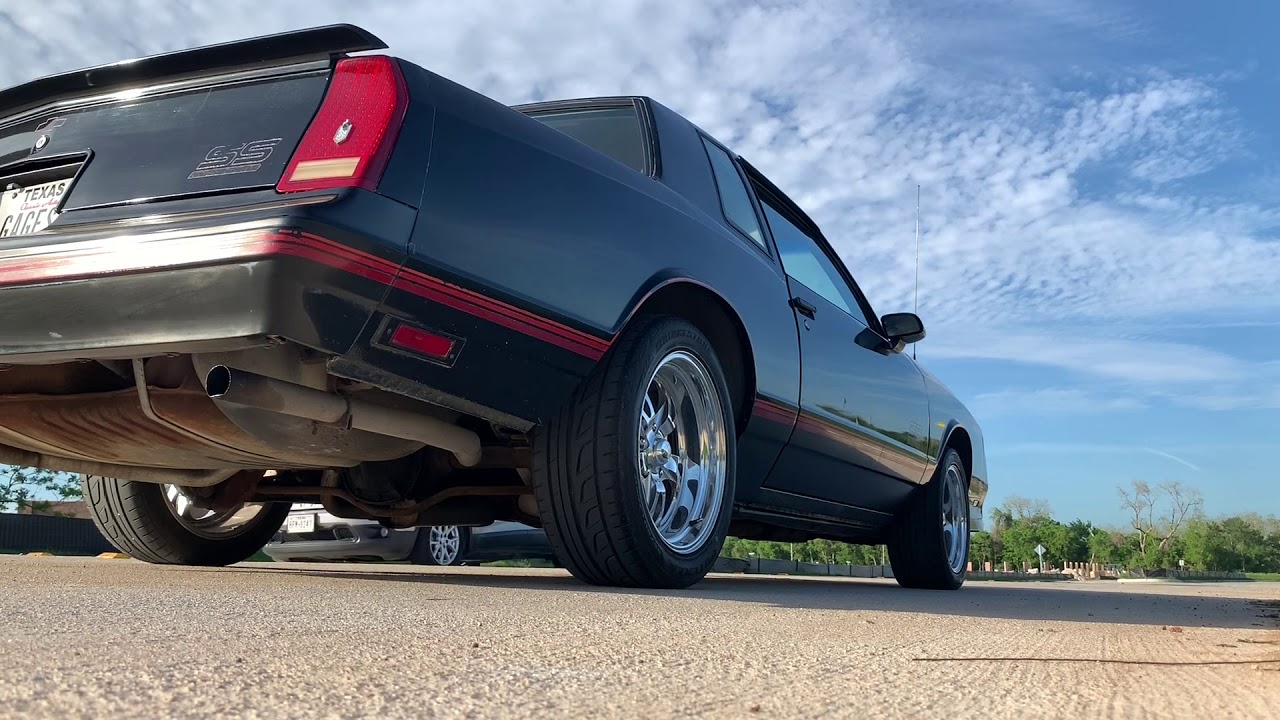 1987 Monte Carlo SS Stock Exhaust VS Flowmaster Super 10 Comparison