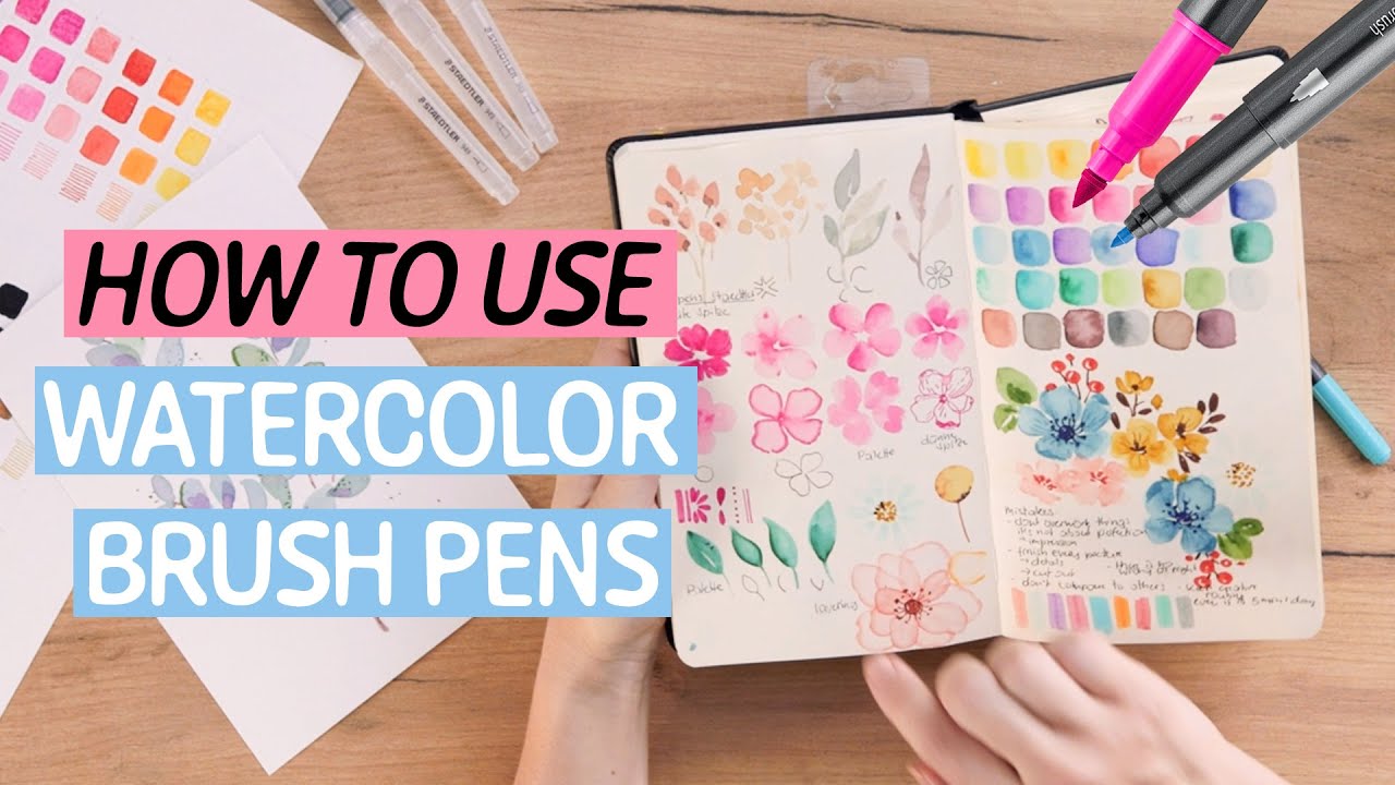 How to use BRUSH PENS correctly | STAEDTLER Art Class