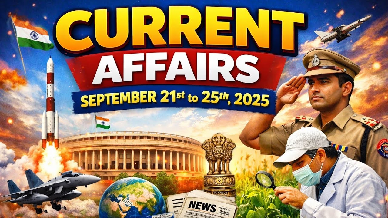 LEC 4) 21st to 25th 2025 current affairs