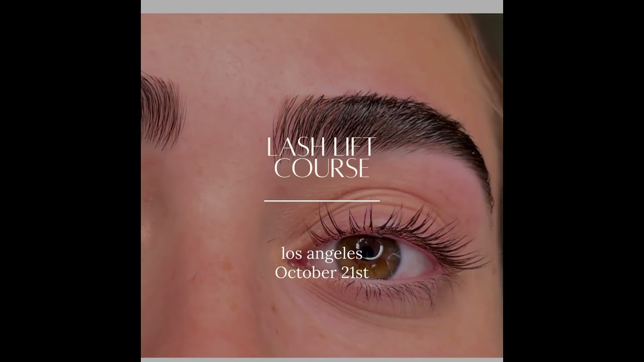 Lash Lift Course in LA @ First Class on October 21st- limited seats available! #lashlift