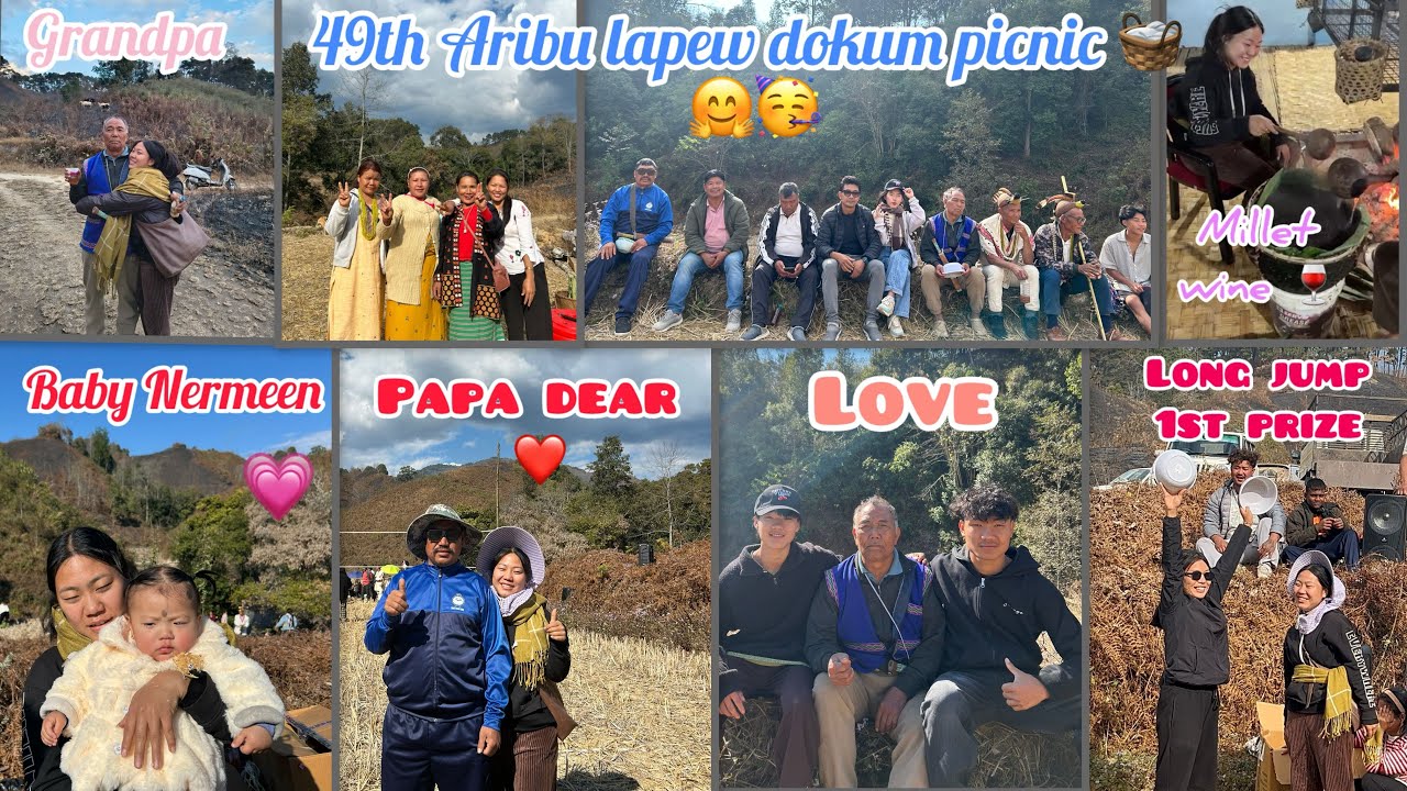 ❤️Celebrate 🥳 49th Aribu Lapew Dokum picnic 🍛🧺//📍Tash pobu🏞️//campfire 🔥💃🕺🏡#villagepicnic#familia 