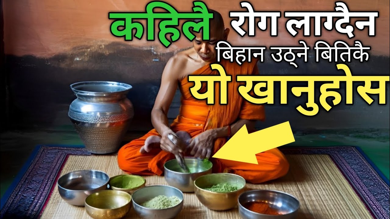 बिहान उठ्नेबित्तिकै  यो खानुहोस्।कहिल्यै बिरामी परिदैन।Gautam Buddha Story On Healthy Body Secret