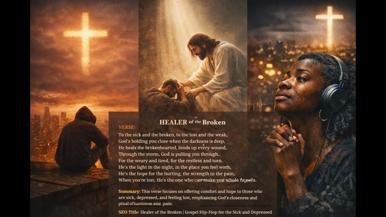 Broken But Not Forgotten God Heals the Brokenhearted | Christian Hip Hop for Depression and Pain