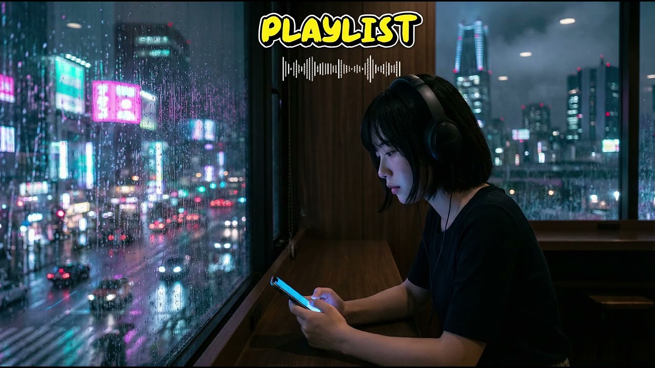 Playlist]【作業用BGM】都会の夜、孤独とネオン。Neo City Pop & Lo-Fi R&B | ドライブ・睡眠・勉強用 | Emotional Tokyo Nightscape