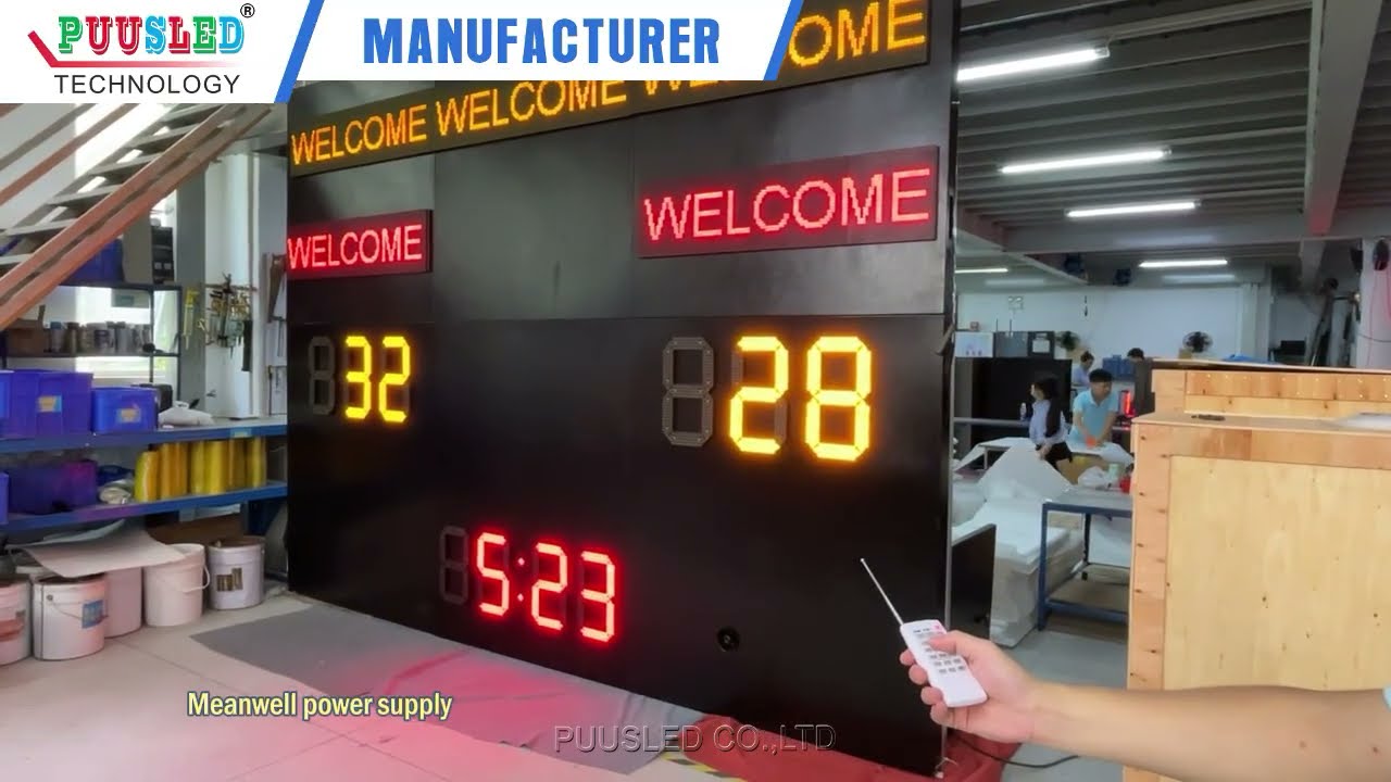 The FUTURE of Sports Scoreboards is HERE! 🚀 | Custom Large LED Display