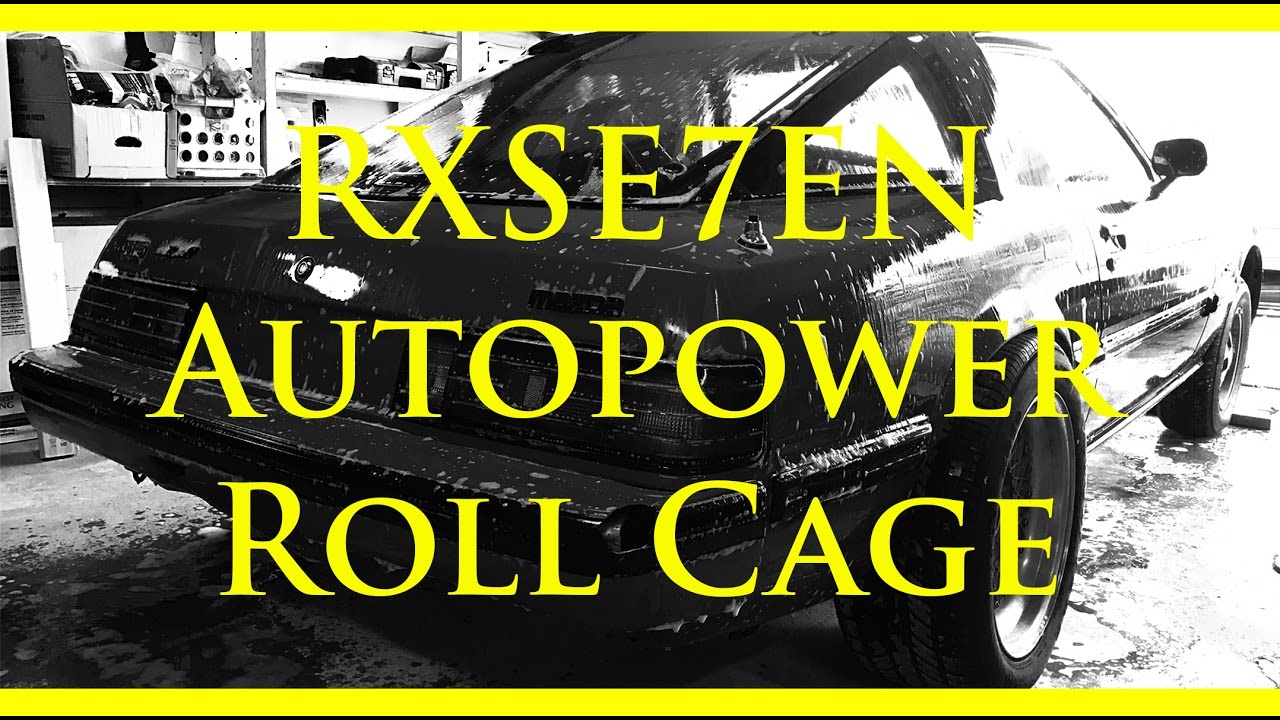 Autopower Bolt-In Roll Cage Mock Up FB Mazda RX7 RXSE7EN