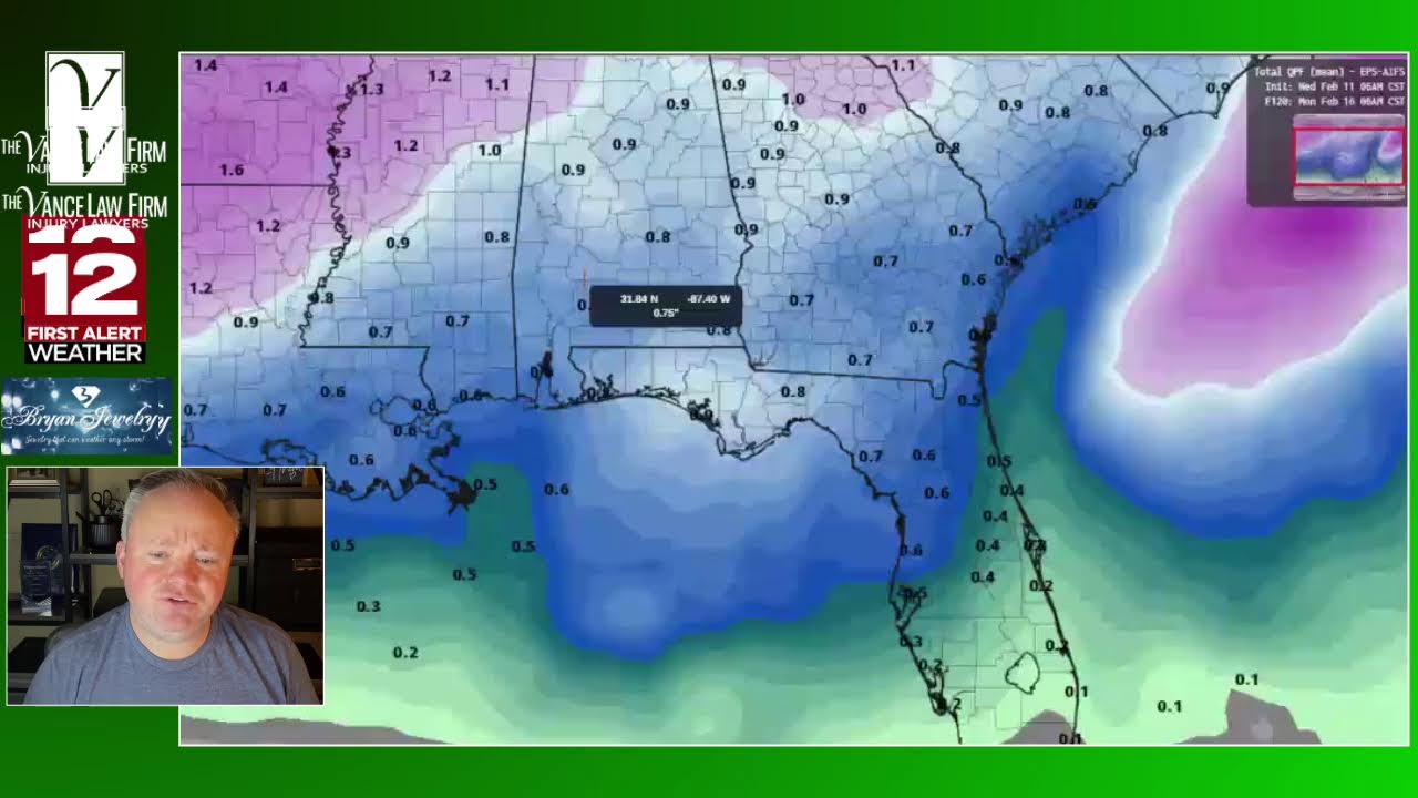 Alabama Weekend Storm Setup Update