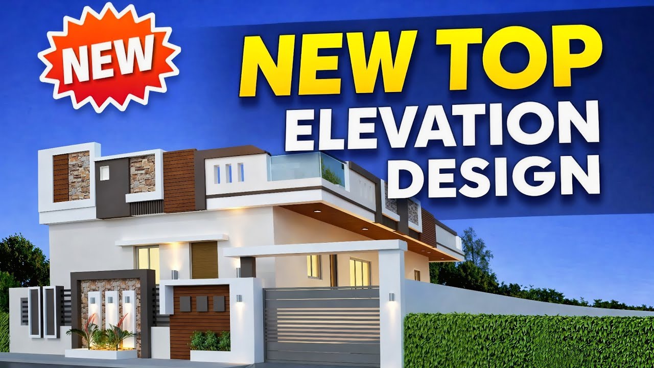 🚀 Topmost 85+ Small House Elevation Design 2026 🥀 Hottest Single Floor House Front Elevation Design💝