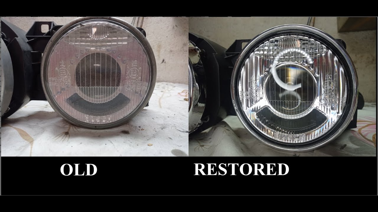 BMW E30 BOSCH Headlights Restoration Part 2
