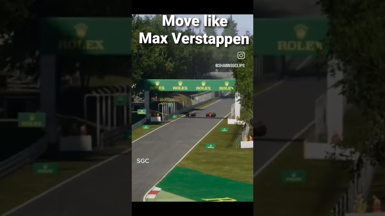 Move like Max Verstappen | F1 23 #f1shorts #f1  #f123 #f124