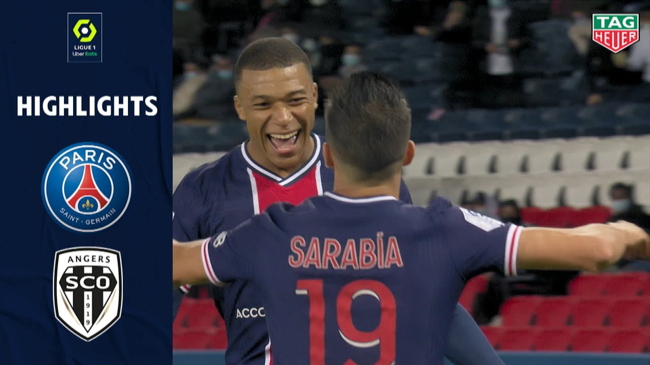 PARIS SAINT-GERMAIN - ANGERS SCO (6 - 1) - Highlights - (PSG - SCO) / 2020-2021
