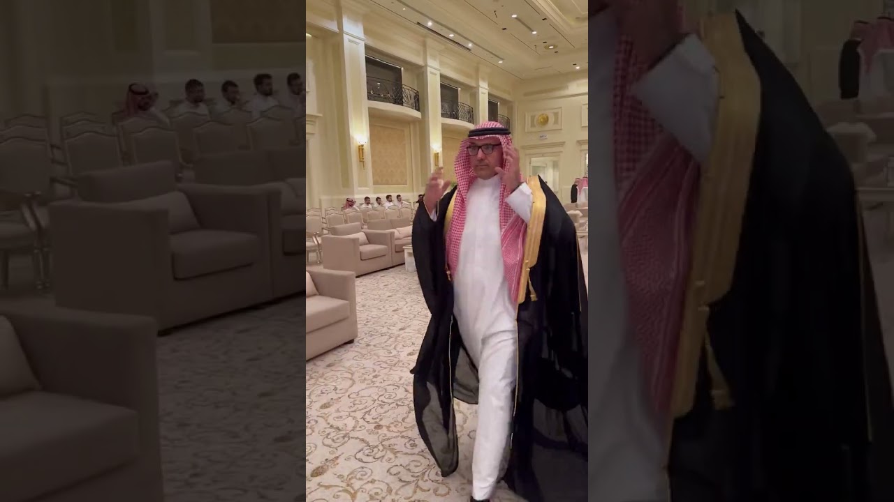 رجل الأعمال يزيد الراجحي و عبدالله الراجحي في حفل زواج رجل الأعمال عبدالله العلولا بـ #الرياض