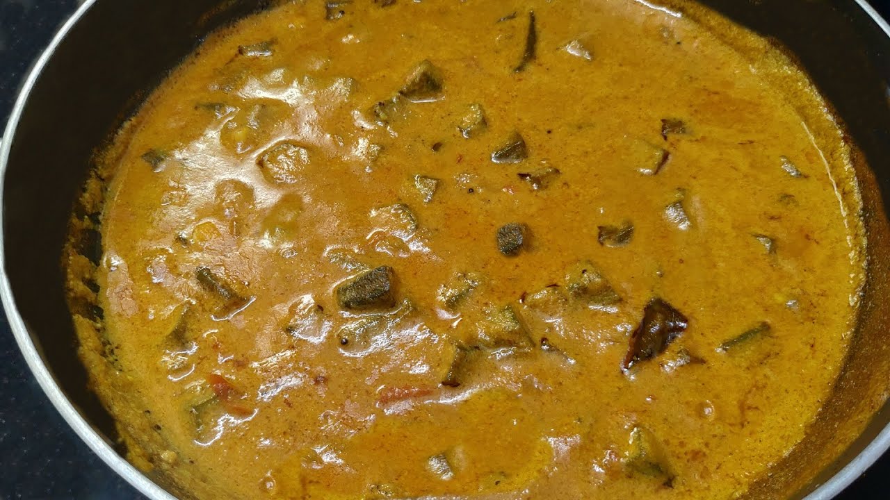Saravana Bhavan Vendakkai Puli Kulambu | சரவண பவன் வெண்டைக்காய் புளி குழம்பு | Lady's finger gravy