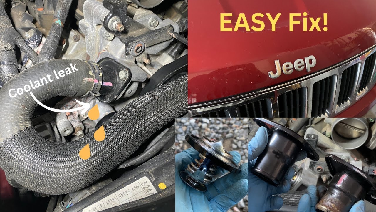 Jeep Grand Cherokee  (5.7) Thermostat and Thermostat Housing Replacement | Jeep WK2 Coolant Leak