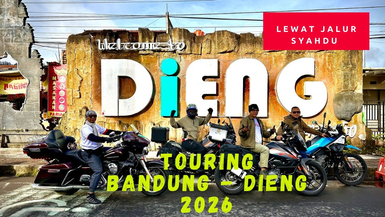 BUKAN JALUR BIASA ‼️TOURING MOTOR BANDUNG - DIENG LEWAT DESA , HUTAN DAN PANTURA 2026