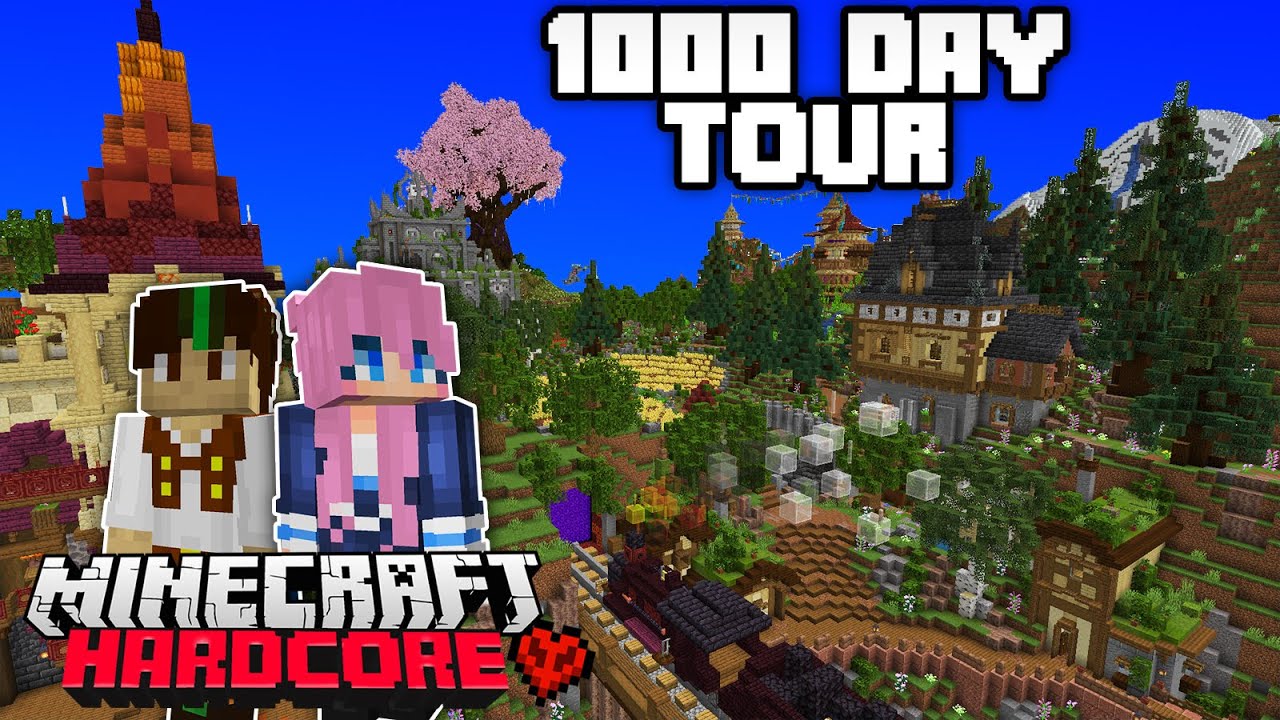 Touring my 1000 Day Hardcore World with LDShadowlady