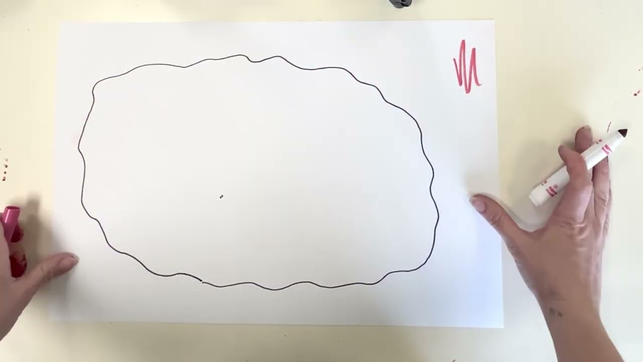 1st Grade Watercolor Geodes Part 1