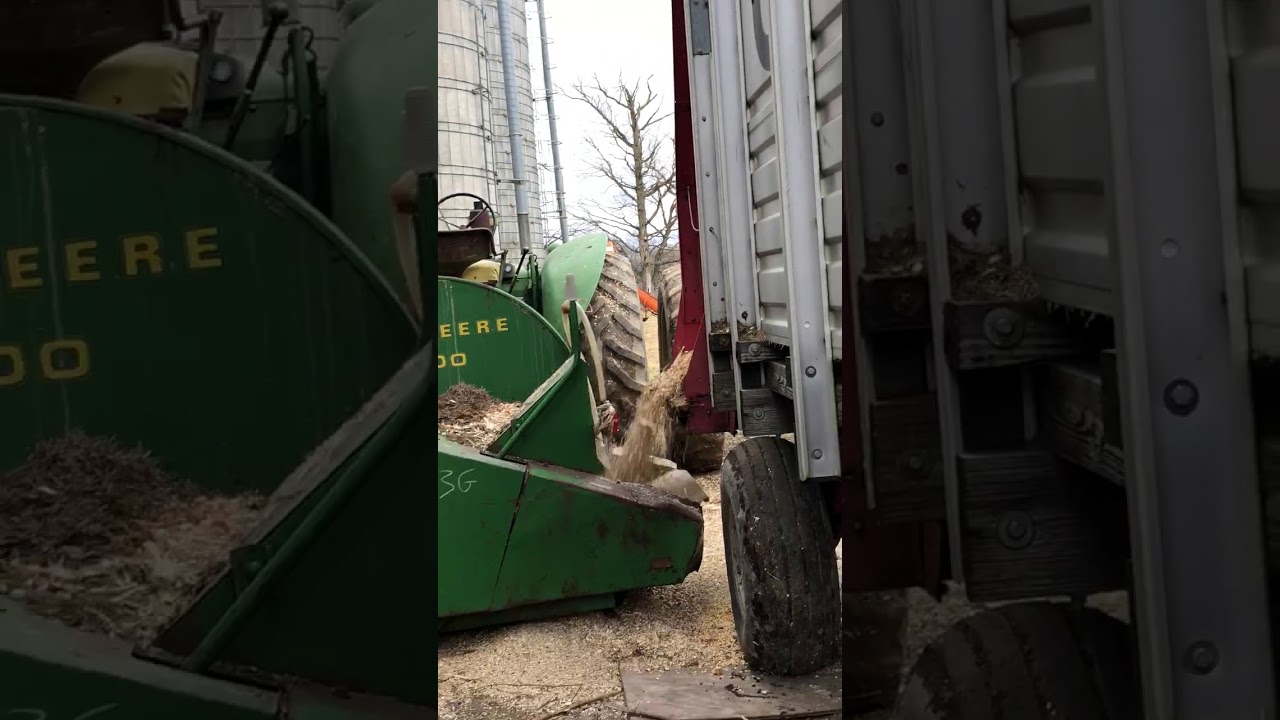 filling 85 Year old wooden silo