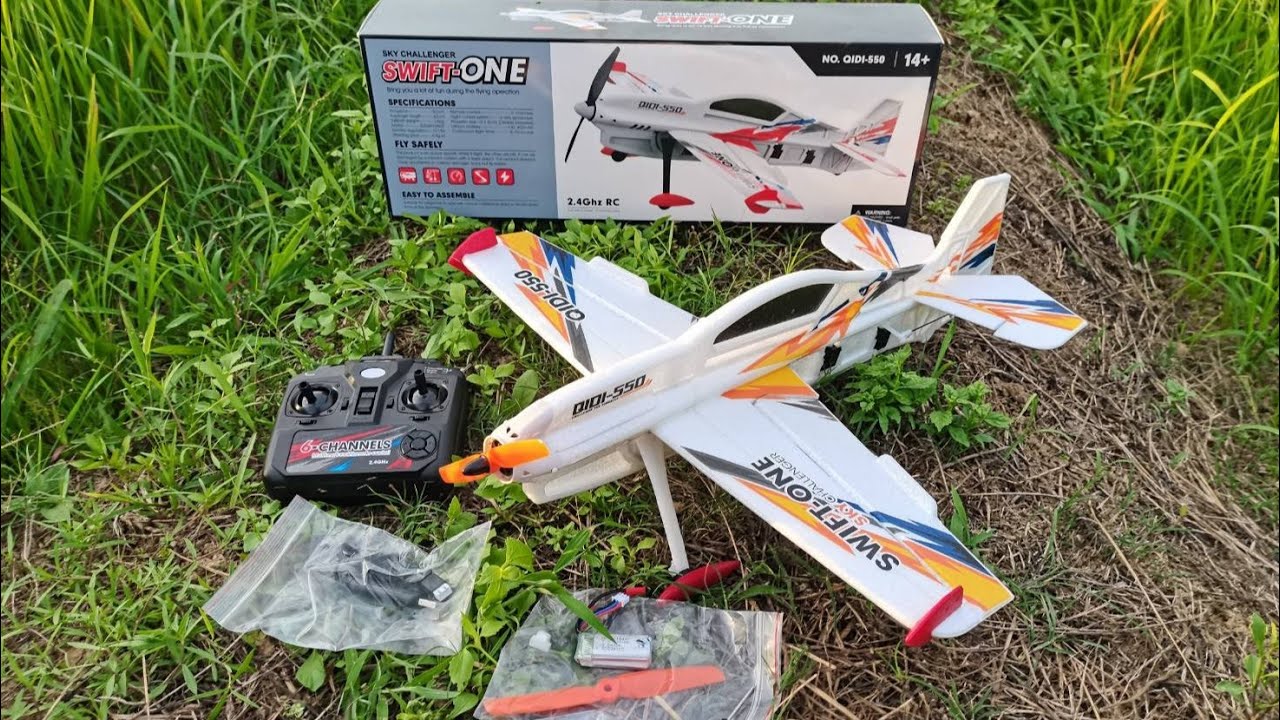 เครื่องบินบังคับ 3D QIDI-550 SWIFT-ONE 500MM 2.4GHZ 3D/6G ราคา 2790.บ โทร:065-5393138 ไลน์:tay-3910