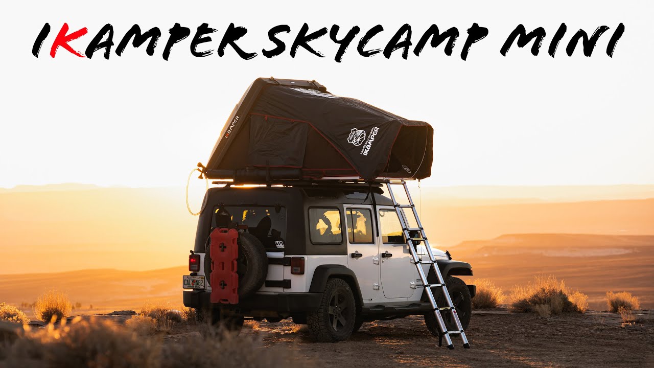 Field Testing the New iKamper SKYCAMP MINI - Living out of a Jeep Wrangler - Roof Top Tent Review