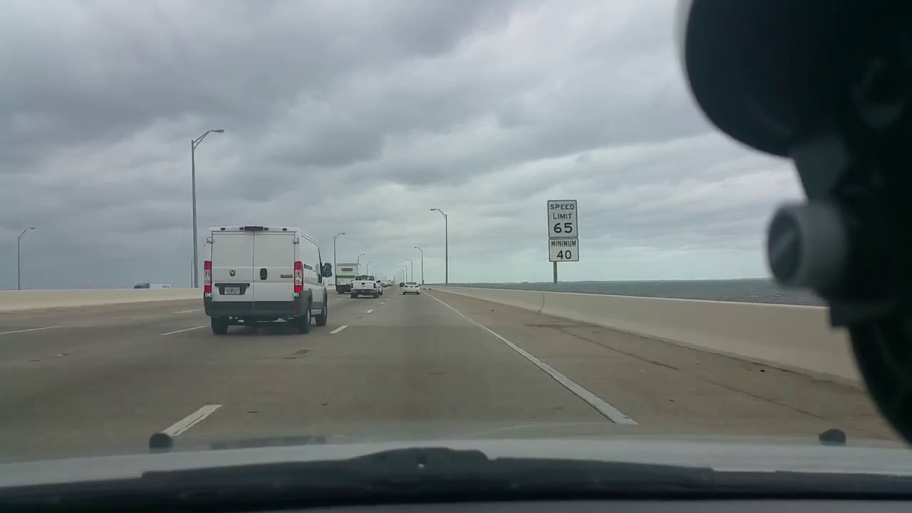 Tampa to st. Petersburg across Howard Franklin bridge