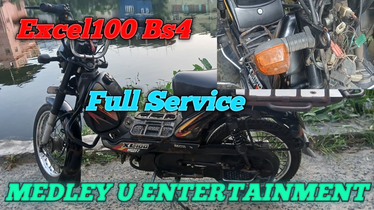 TVS XL100 BS4 Full Service and Electric Problem Solution | Step by Step Guide