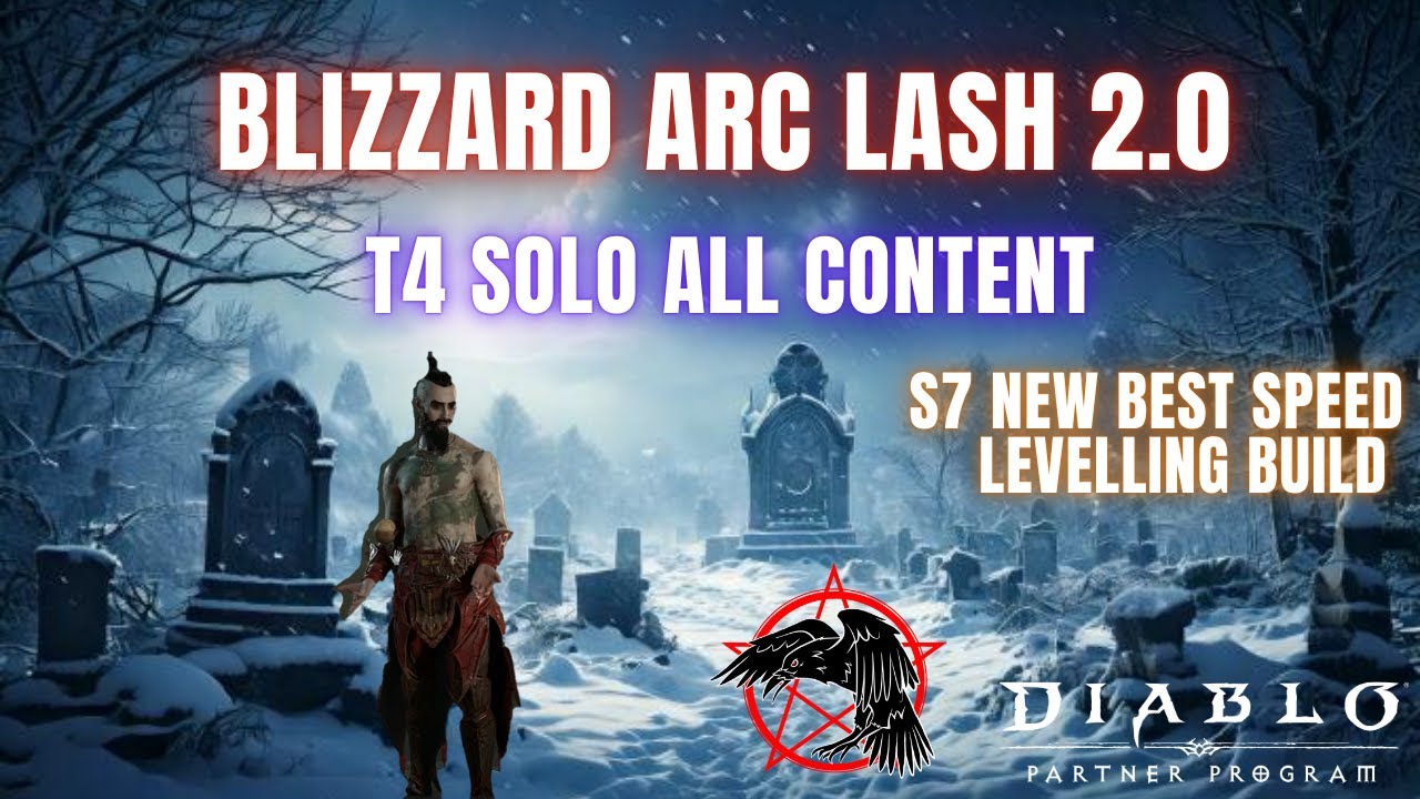 Diablo 4 - Blizzard Arc Lash - SOLO All T4 Content