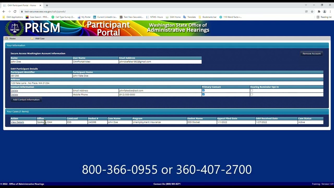 OAH Portal Video English