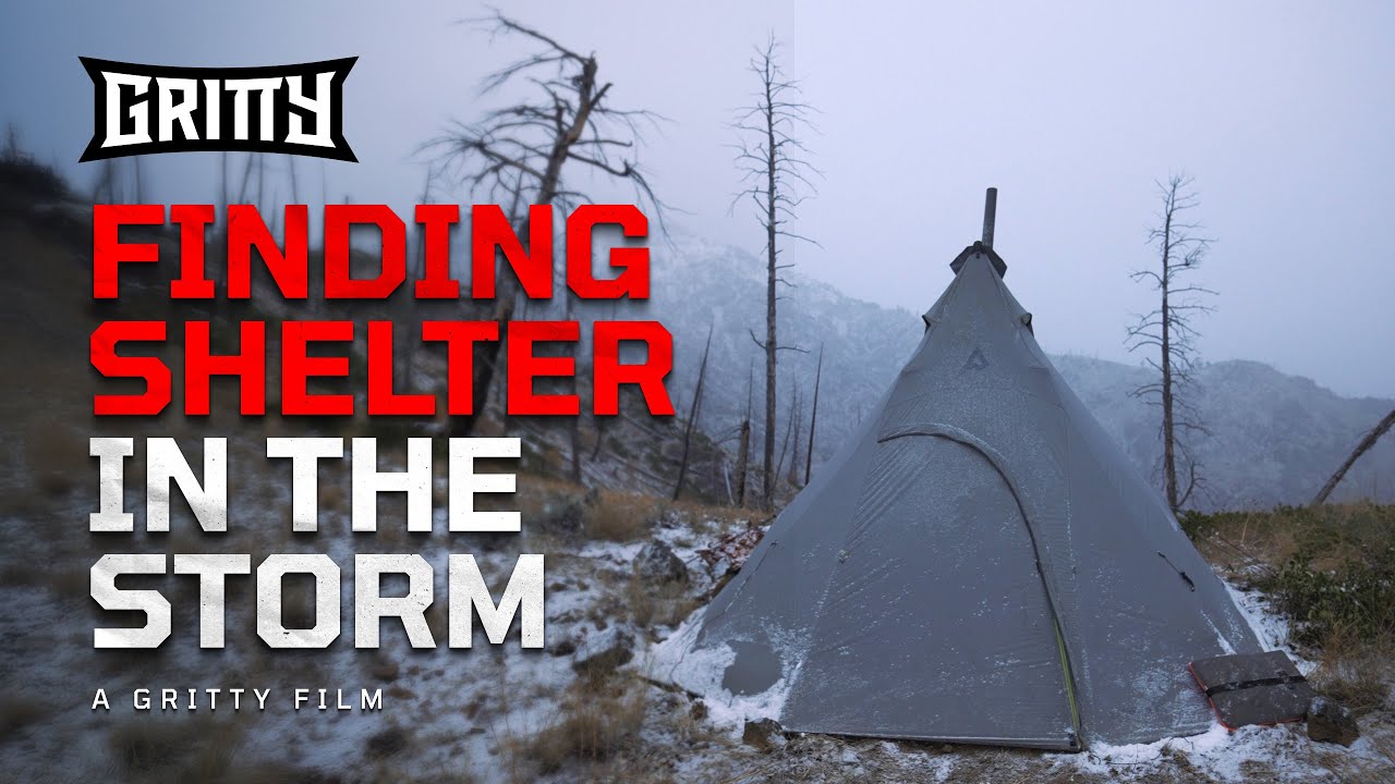 SHELTER IN THE STORM | 🎬 GRITTY FILM 4K | BACKPACKING & GEAR TESTING
