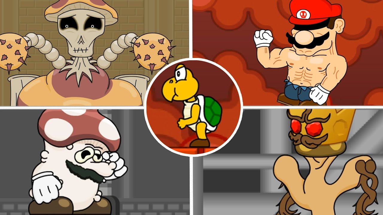 A Koopa's Revenge 2 All Bosses Fight (No Damage)