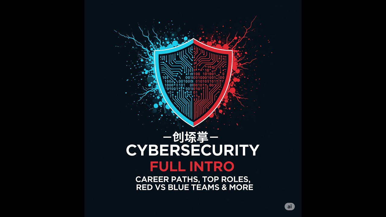 🛡️ Cybersecurity Full Intro | Career Paths, Top Roles, Red vs Blue Teams & More 🔥