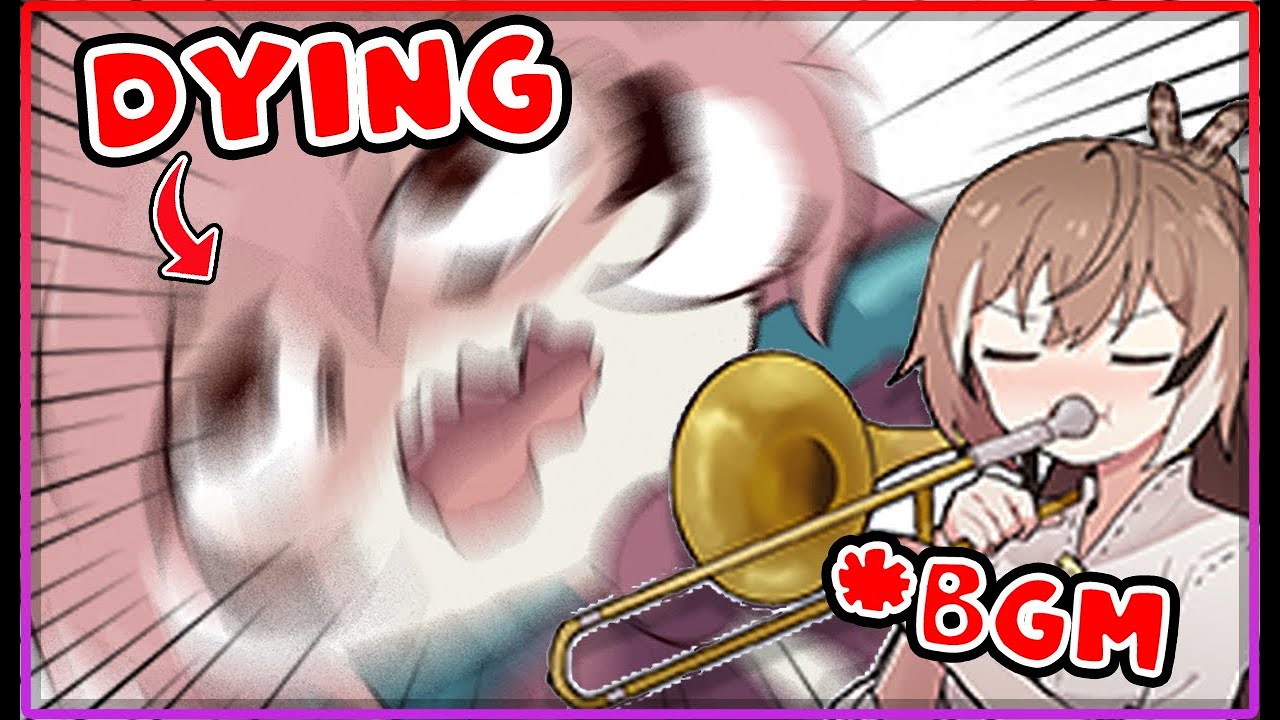 [ENG SUB/Hololive] Mumei has the most perfect BGM while dying from eating spicy noodle